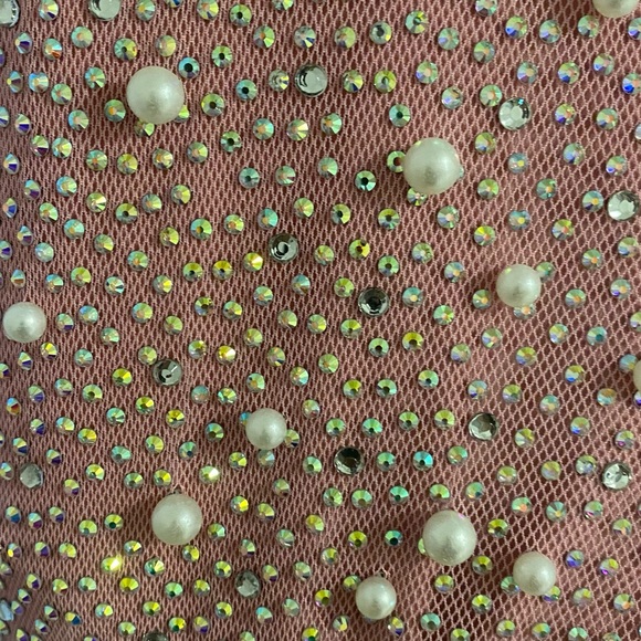 Embellished Long Maxi Dress with High Slit - Picture 7 of 7